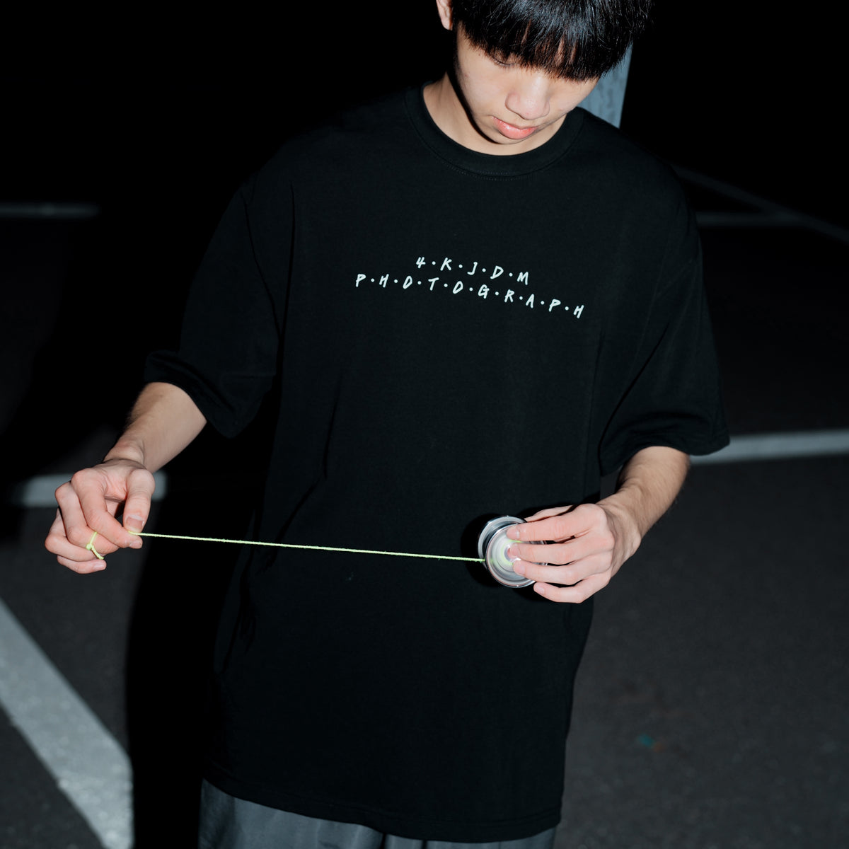 CYML × 4KJDM Heavyweight Embroidered Graphic T-Shirt (280 GSM)