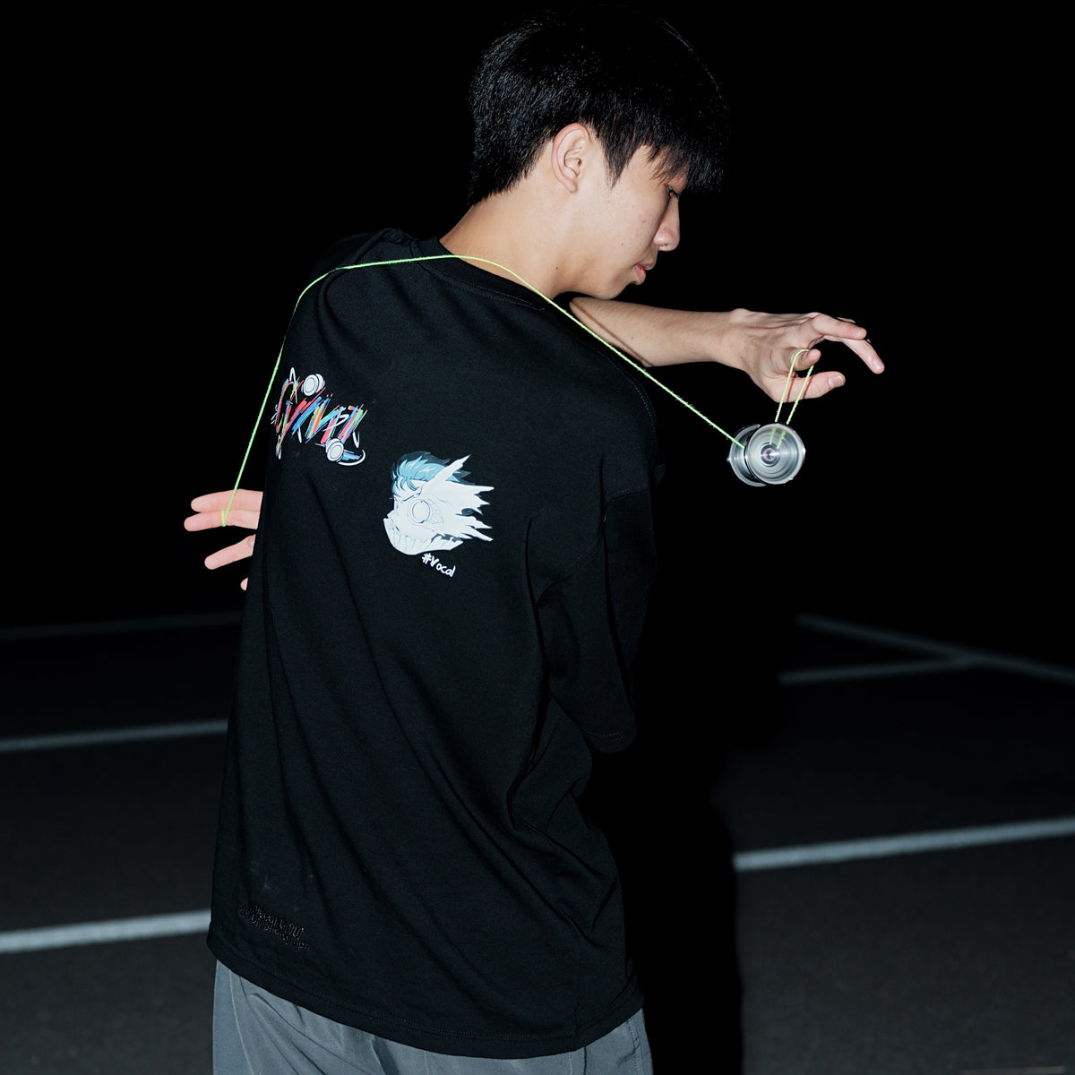 CYML × 4KJDM Heavyweight Embroidered Graphic T-Shirt (280 GSM)