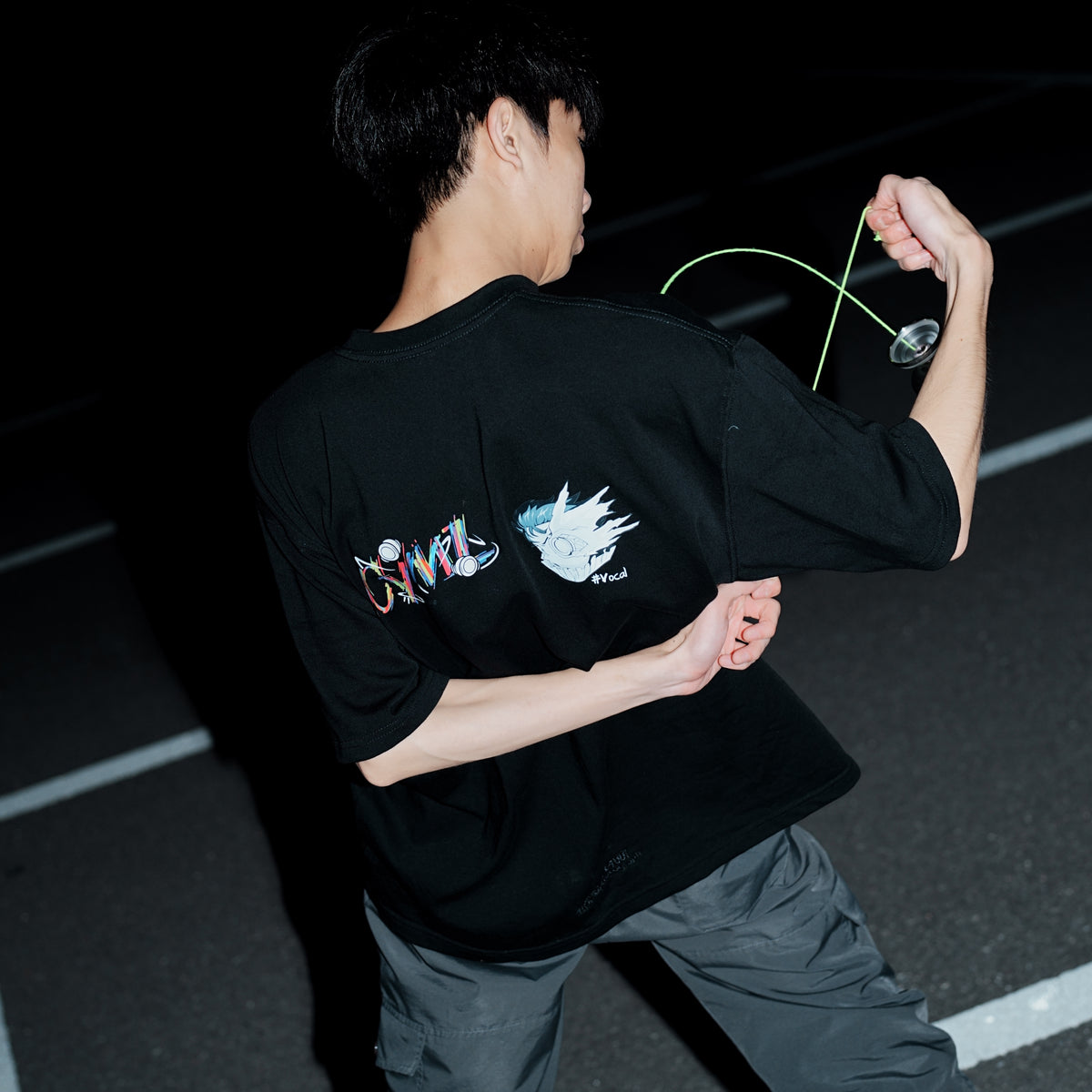 CYML × 4KJDM Heavyweight Embroidered Graphic T-Shirt (280 GSM)